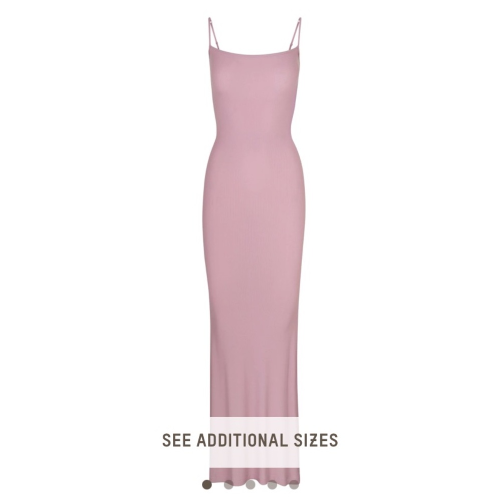 Skims soft lounge long slip dress Medium